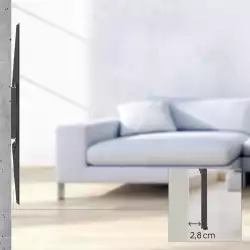 Стенна стойка за TV, 120" (305 см) до 100 кг, разстояние от стената 2,8 см