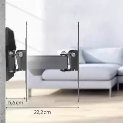 Стенна стойка за TV, Fullmotion, 122см, 48", 220821