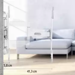 Стенна стойка за TV Fullmotion, 165 см, 32-65 ", до 35 кг