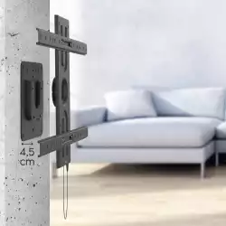 Стенна стойка за TV HAMA, 203 см (80"), 360 °, до 50 кг, 220857