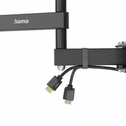 Стенна стойка за TV HAMA, 216 см (85”), до 50 кг, въртяща се, накланяща се, издърпваща се