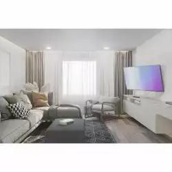 Стенна стойка за TV HAMA, 216 см (85”), до 50 кг, въртяща се, накланяща се, издърпваща се