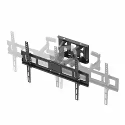 Стенна стойка за TV HAMA, 216 см (85”), до 50 кг, въртяща се, накланяща се, издърпваща се