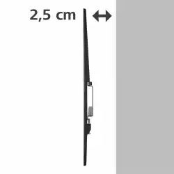 Стенна стойка за TV HAMA, 229 см (90") до 60 кг, 220815