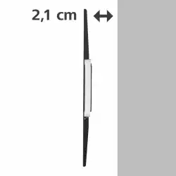 Стенна стойка за TV HAMA, Фиксирана, 100"(254 см), до 75 кг