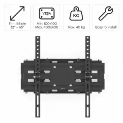 Стенна стойка за TV Hama FULLMOTION, 165 см (65"), 220830
