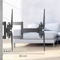 Стенна стойка за TV Hama FULLMOTION, 165 см (65"), 220830
