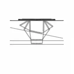 Стенна стойка за TV Hama "Ultraslim", OLED, 229 см (90"), 220851