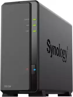 Сторидж NAS Synology DS124, 1-диск, Small&Home office