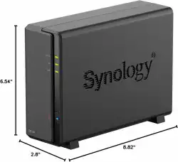 Сторидж NAS Synology DS124, 1-диск, Small&Home office                          