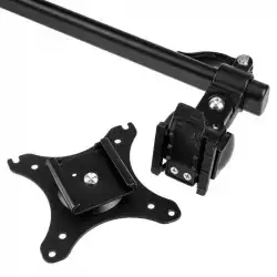 Стойка Kolink Chimera Dual, за 2 монитора за бюро, Регулируема, 36", 12 кг, Черна