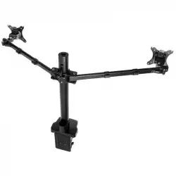 Стойка Kolink Chimera Dual, за 2 монитора за бюро, Регулируема, 36", 12 кг, Черна