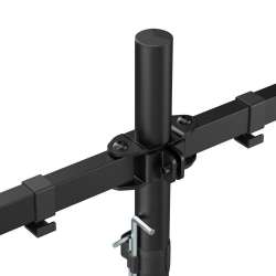 Стойка за 2 мониторa ACT AC8302, за бюро, Регулируема, 35", 2x8 кг, Черна