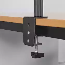 Стойка за 2 монитора за бюро HAMA Регулируема, 13" - 32", 8 кг, Swivel/Tilt, Черна