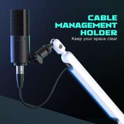 Стойка за микрофон FIFINE BM88 White High End Boom Arm Stand