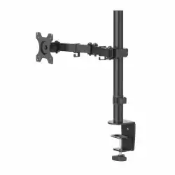 Стойка за монитор за бюро HAMA Регулируема, 13" - 32", 10 кг, Swivel/Tilt, Черен                          