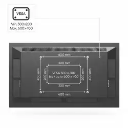 Стойка за TV Easel Design , до 191см / 75"/, до 40кг, черна