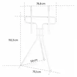 Стойка за TV Easel Design , до 191см / 75"/, до 40кг, бял