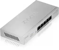Суич 5-портов ZyXEL GS-1200-5HPV2, Web Managed, Gigabit, PoE                          