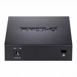 Суич D-Link DES-105/E, 5 портов 10/100, метален корпус