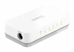 Суич D-Link GO-SW-5E/E, 5 портов 10/100                          