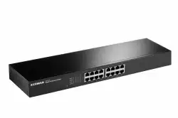 Суич EDIMAX GS-1016, 16 портов, Gigabit, за монтиране в шкаф                          