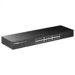 Суич EDIMAX GS-1026, 24x Gigabit порт, 2х SFP порт, за монтиране в шкаф                          