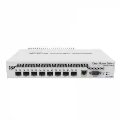 Суич MikroTik CRS309-1G-8S+IN, LAN 1 x Gigabit Ethernet ports, 8 x SFP+ 10Gbps, PoE in