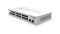 Суич Mikrotik CRS326-24G-2S+IN, 24xGigabit LAN, 2xSFP+ cages                          