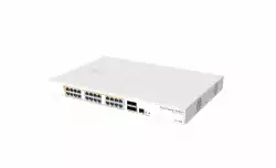 Суич Mikrotik CRS328-24P-4S-RM, 24xGigabit LAN, L2/L3, 4xSFP+ cages                          