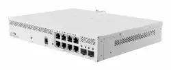 Суич MikroTik CSS610-8P-2S+IN, 8 x Gigabit Ethernet ports, 2 x SFP