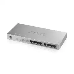Суич ZyXEL GS1008-HP, 8-портов гигабитов неуправляем PoE+, 60W