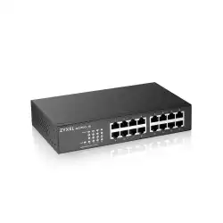 Суич ZYXEL GS1100-16, 16 портов, Gigabit, за монтиране в шкаф