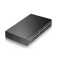 Суич ZYXEL GS1100-24E, 24 портов, Gigabit, за монтаж в шкаф                          