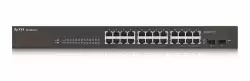 Суич ZYXEL GS1900-24, 24 портов управляем, Gigabit, Монтаж в шкаф                          