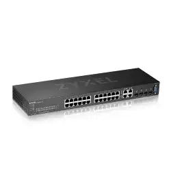 Суич ZyXEL GS-2220-28, 24 портов Layer2+, 24x Gigabit + 4x Gigabit combo (RJ45/SFP), управляем                          