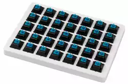 Суичове за механична клавиатура Keychron Cherry MX, Blue, Switch Set 35 броя                          
