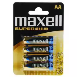 Супералкални батерии  MAXELL LR6 XL /4 бр. в блистер/ 1.5V