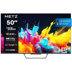 Телевизор METZ 50MQE7600Z, 50"(126 см), QLED+,Anti-Glare Google TV, 4K/UHD, 60Hz