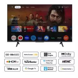 Телевизор METZ 55" 55MNH7000Z UHD 4K QD-Mini LED, Matte Screen Ultra, Google TV, Клас E
