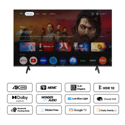 Телевизор METZ 60" 60MUF7000Z Ultra HD 4K LED Google TV, Клас E