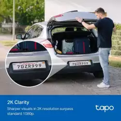 TP LINK C410-kit включва:  IP Camera tapo C410 + tapo A201 соларен панел