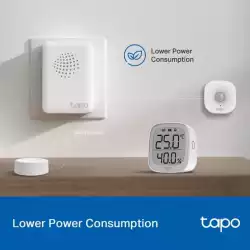 TP LINK интелигентен хъб със звънец H100, аларма, координира се с интелиг. сензори Tapo, свързва до 64 интелиг. у-ва, звънец, Wi-Fi