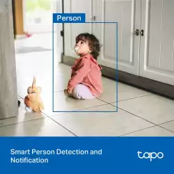 TP LINK Камера за наблюдение Wi-Fi  C206, външна и вътр.употреба, Pan/Tilt, microSD, Water and Dust Resistance