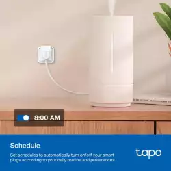 TP LINK TAPO P100 Смарт контакт 10A, 2300W, 2.4Ghz, задаване на график, таймер