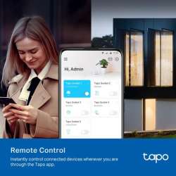 TP LINK TAPO P100 Смарт контакт 10A, 2300W, 2.4Ghz, задаване на график, таймер