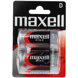Цинк манганова батерия MAXELL R20 /2 бр. в блистер/ 1.5V