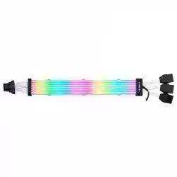 Удължителен RGB кабел Lian-Li Strimer Plus V2, 16-Pin 12VHPWR към 3x8-Pin за RTX 40-та серия, 108 LED