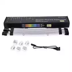 Удължителни RGB за кабели Lian-Li Strimer Plus V2, GPU, Triple 8-pin, ARGB