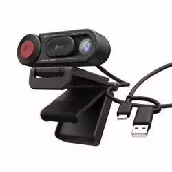 Уеб камера j5create JVU250, 4K Ultra HD, Микрофон, Автоматичен и ръчен фокус